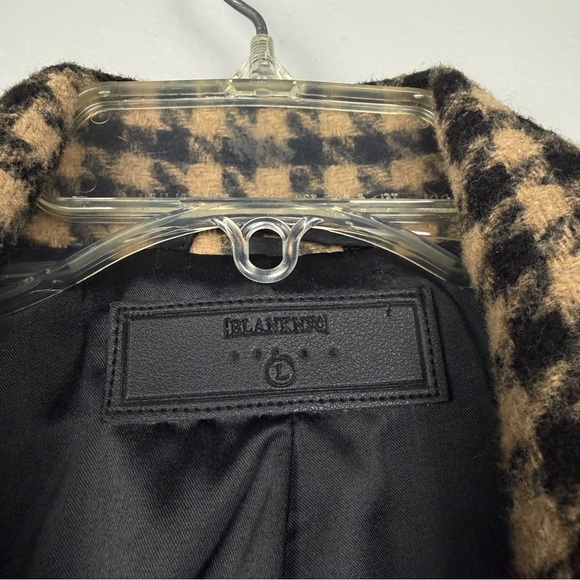 Free People BlankNYC Book Club Houndstooth Double Breasted Blazer - Picture 7 of 8